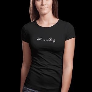 All Or Nothing Premium T-Shirt Black Size S-XL